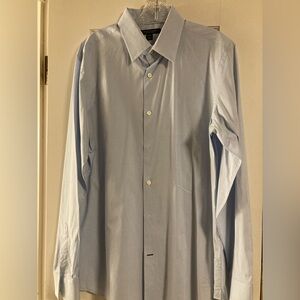 Banana Republic Men’s Stretch Slim Fit Shirt Light Blue Button Down Medium
